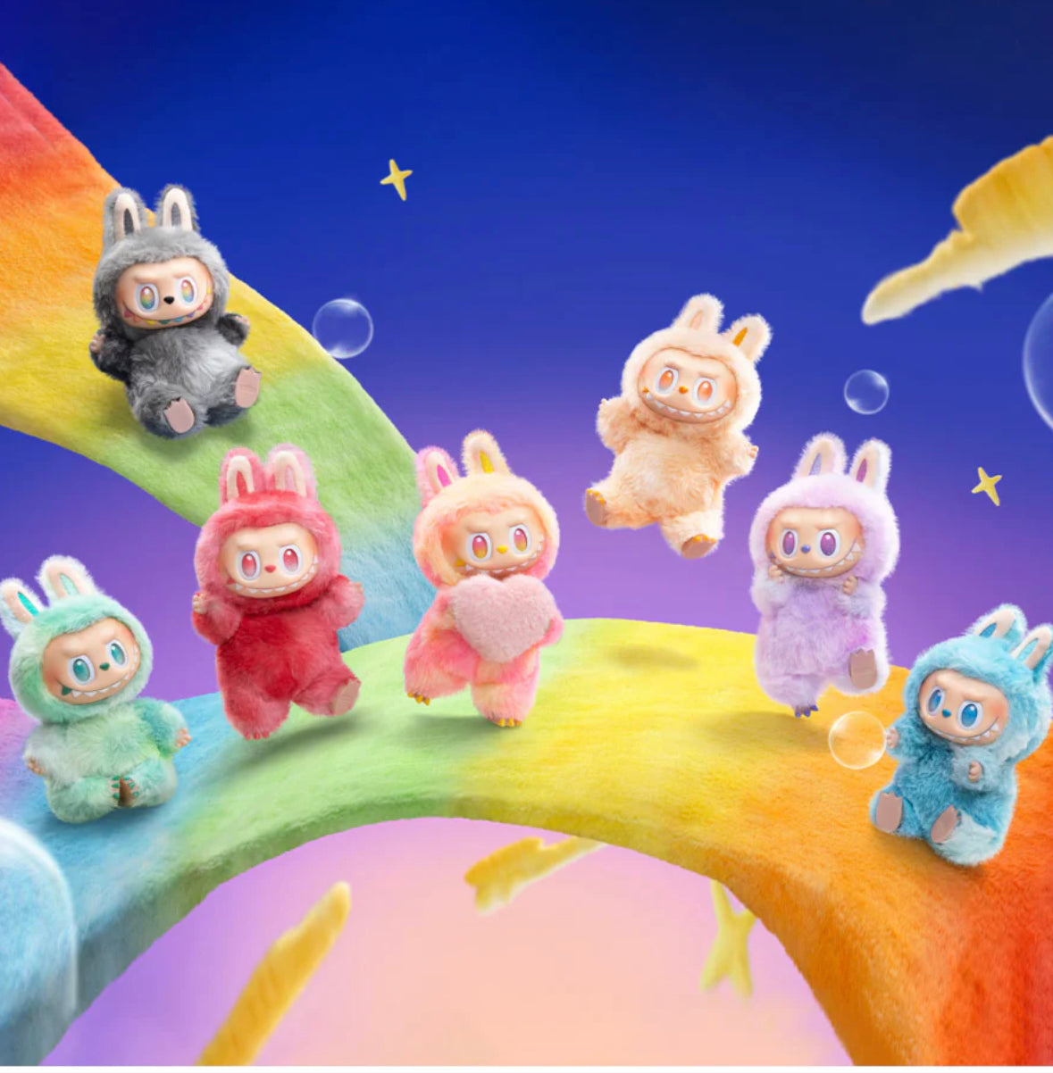 POP MART LABUBU THE MONSTERS BIG INTO ENERGY SERIES VINYL PLUSH PENDANT SINGLE BLIND BOX
