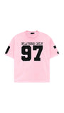 PLAYERS ONLY WASHED PINK JERSEY TEE