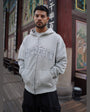 Last Lesson Script Hoodie Grey