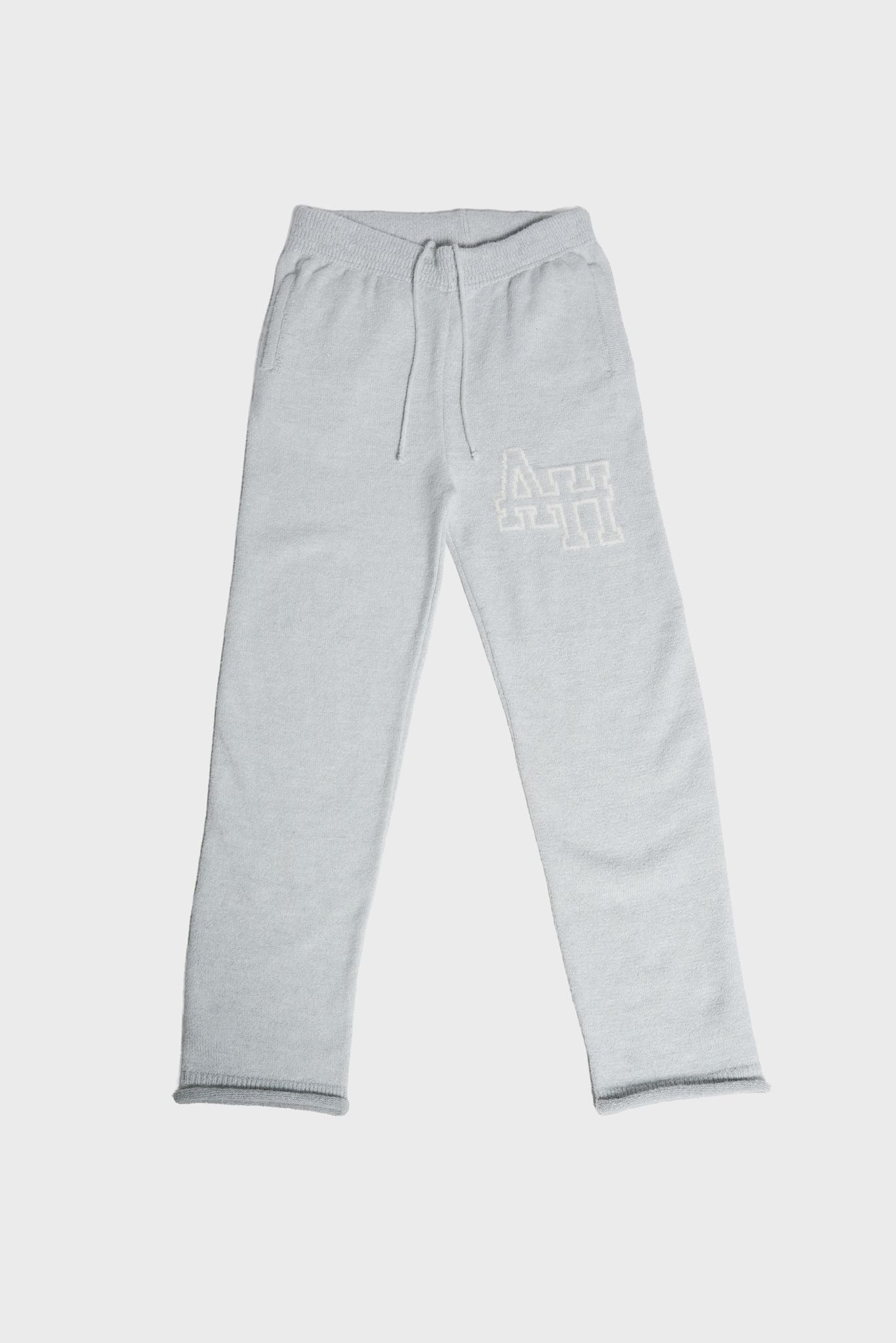 Annie Hood Knitted Sweatpants Grey