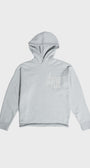 Annie Hood Knitted Hoodie Grey