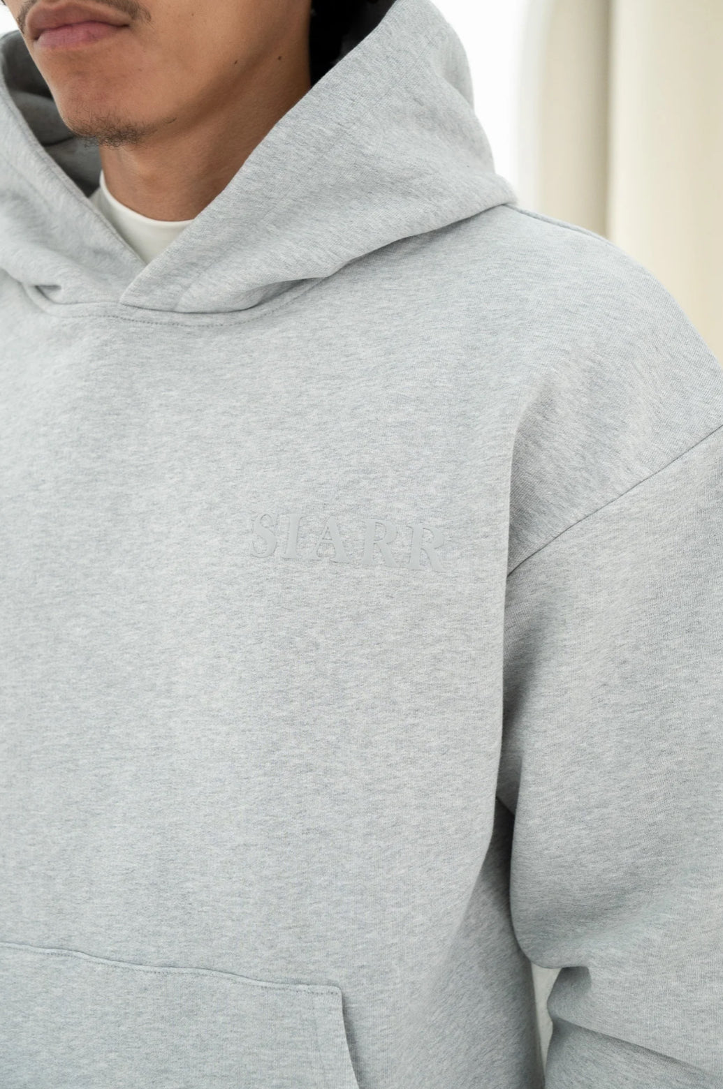 Siarr Puff Hoodie Grey