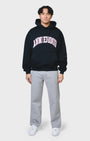 ANNIE HOOD COLLEGE ARCH HOODY NAVY/PINK