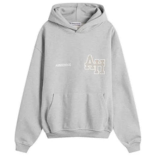 Annie Hood College Logo Pullover Grey