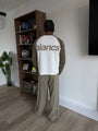 Blancs Raglan Waffle Knit - Khaki, alternate view 2