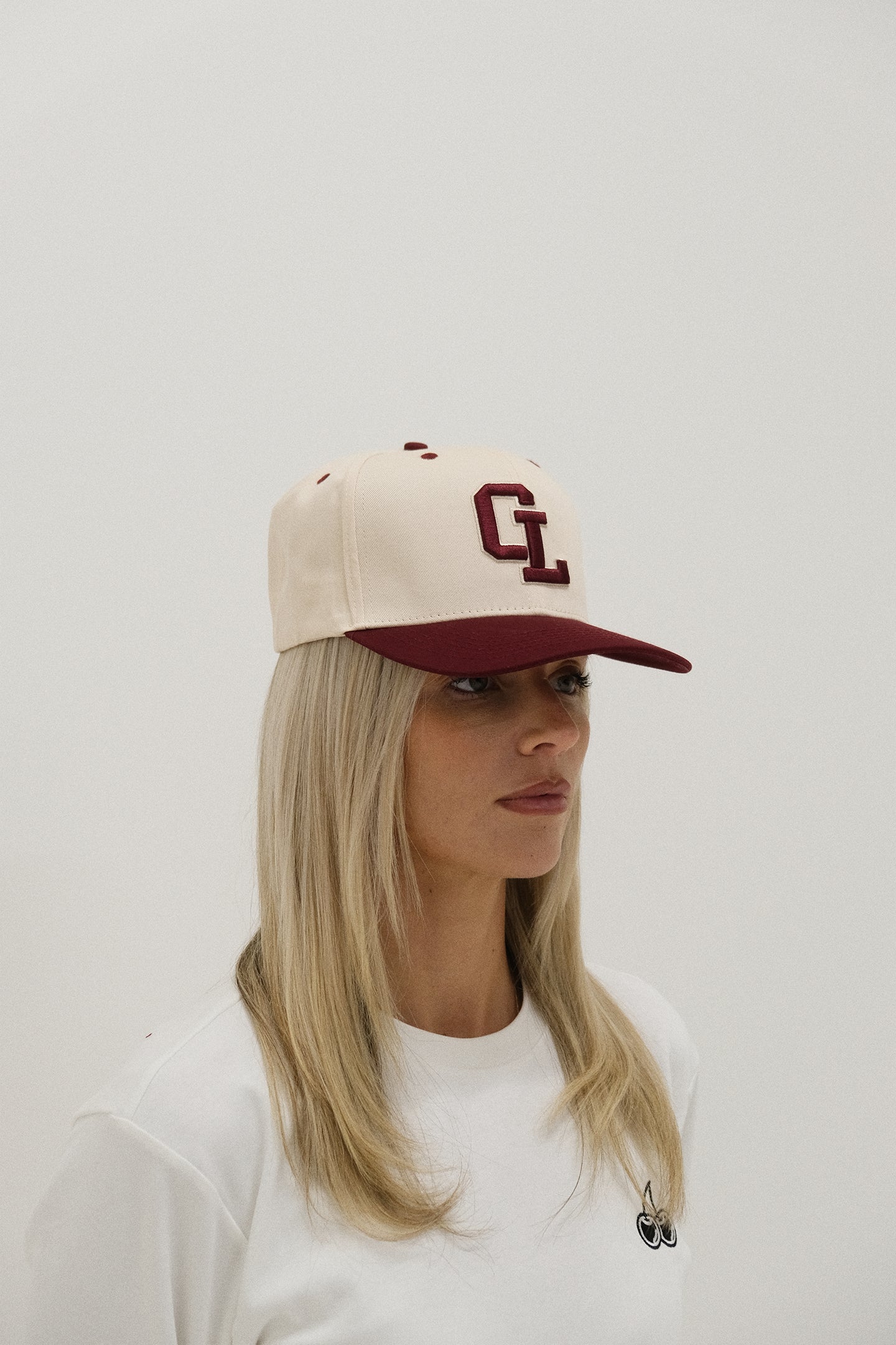 Cherry Location Beige Cap