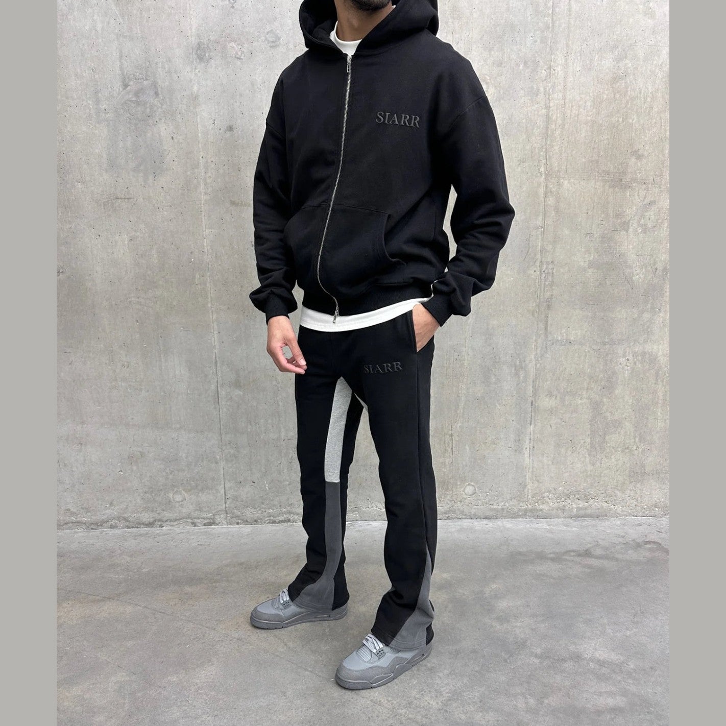 Siarr Zip Hoodie ‘Black’