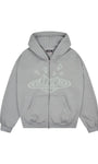 BROKEN PLANET ZIP UP GUNMETAL GREY