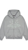 Broken Planet Zip Up Gunmetal Grey