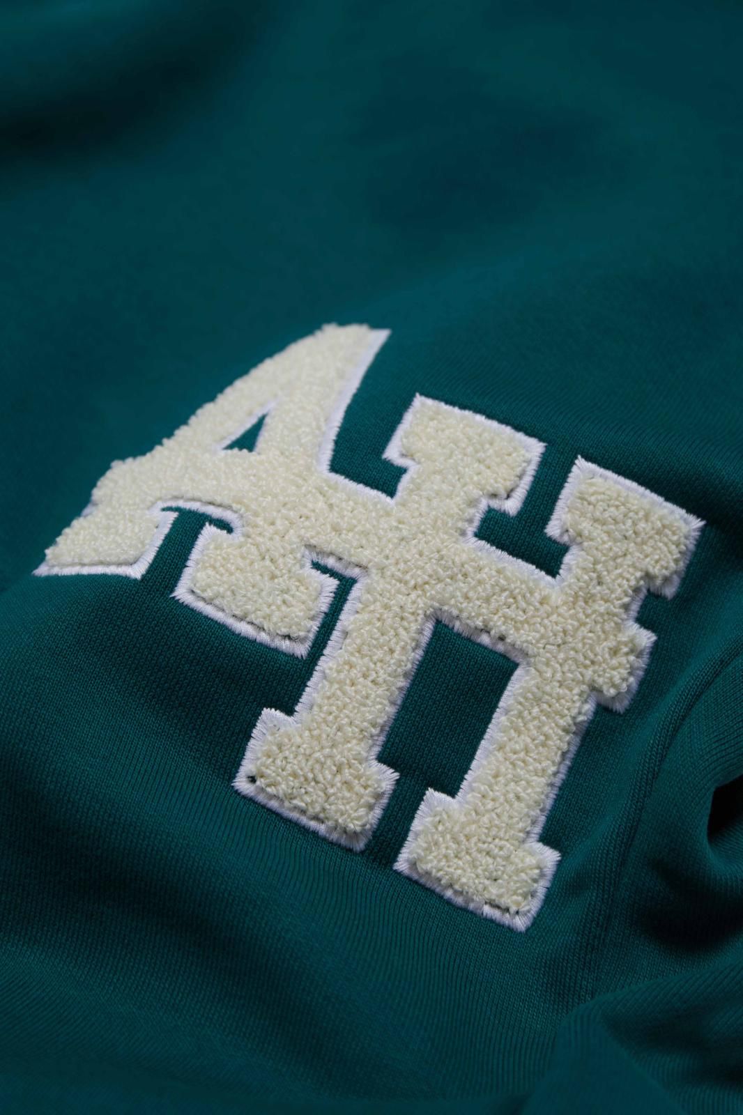 Annie Hood College Logo Hoody Forest Green