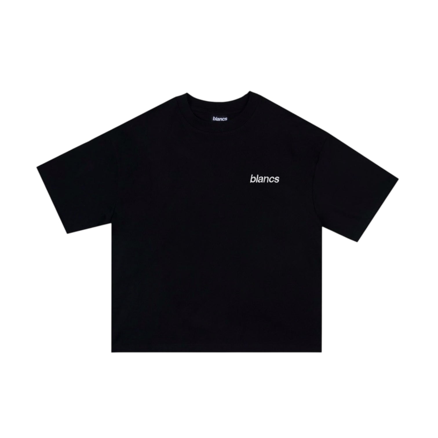 BLANCS CLASSIC LOGO TEE BLACK