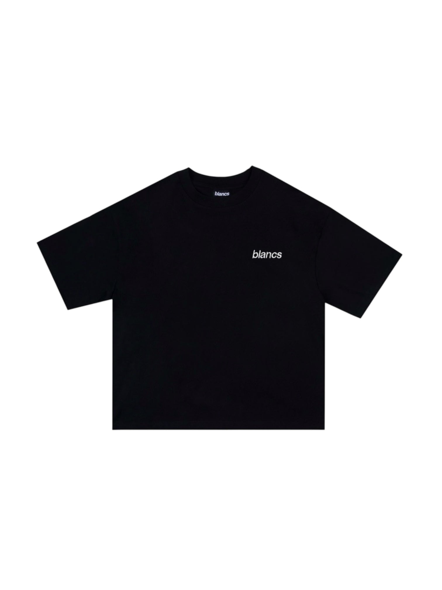 Blancs Classic Logo Tee Black