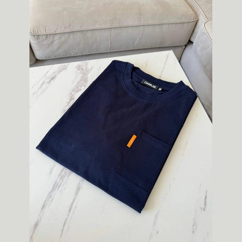 Studio By Charles Tee Navy T Shirt