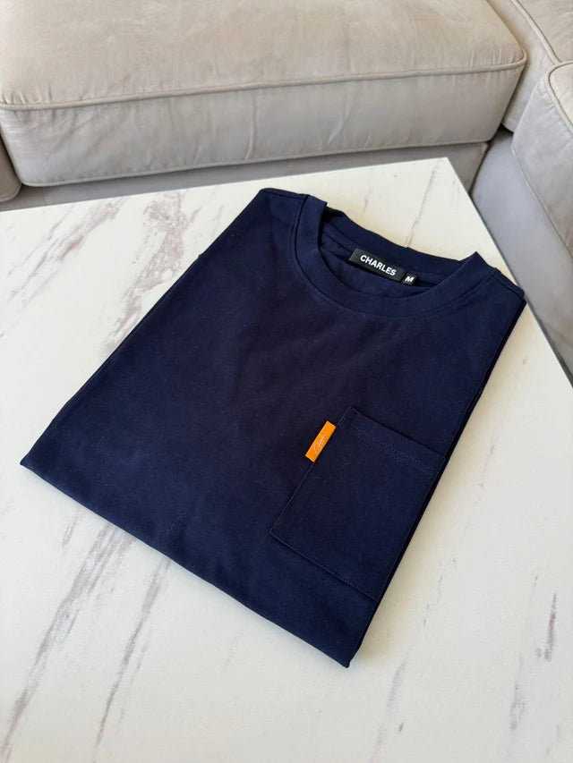 Studio By Charles Tee Navy T Shirt