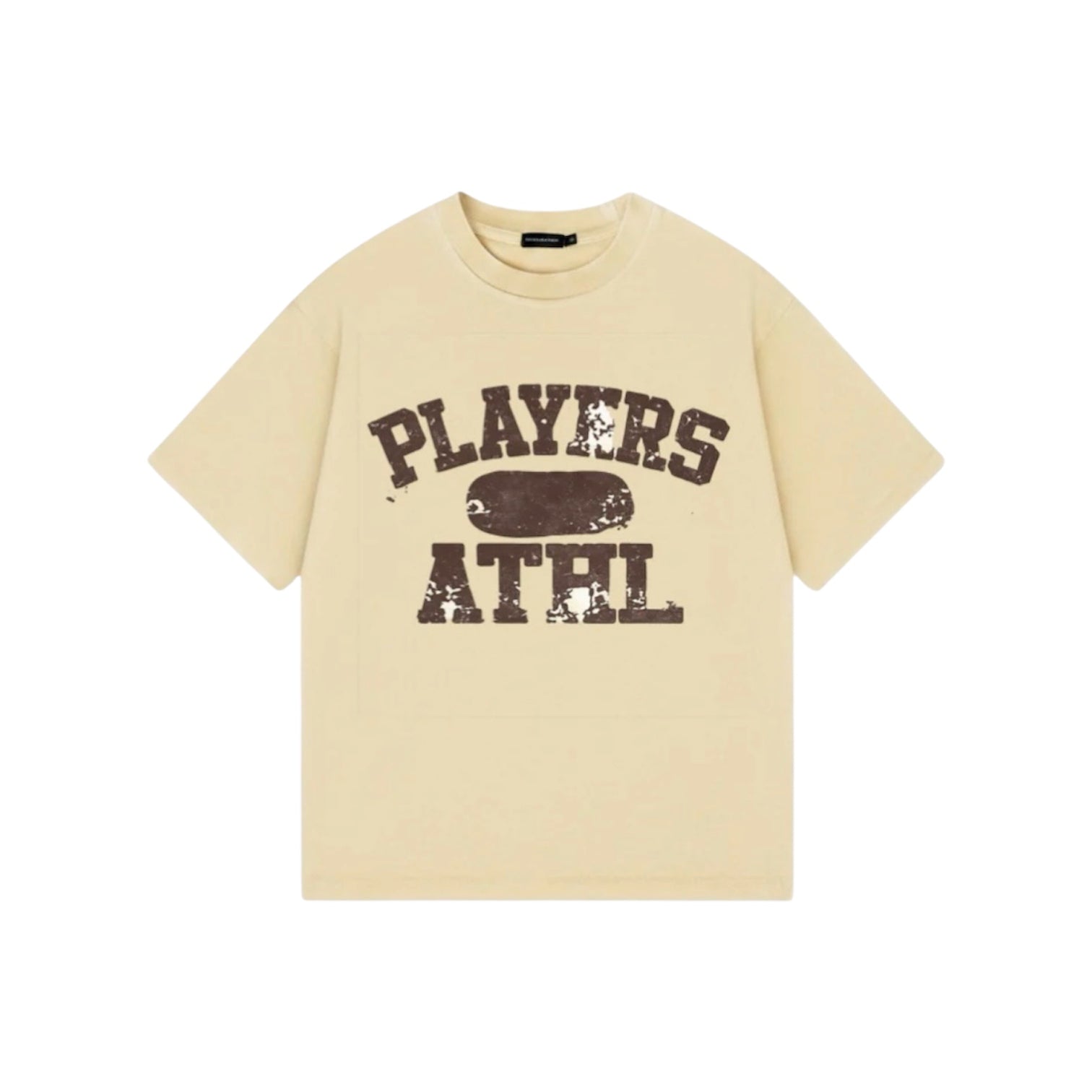 PLAYERS ONLY VINTAGE YELLOW ATHLETIC TEE