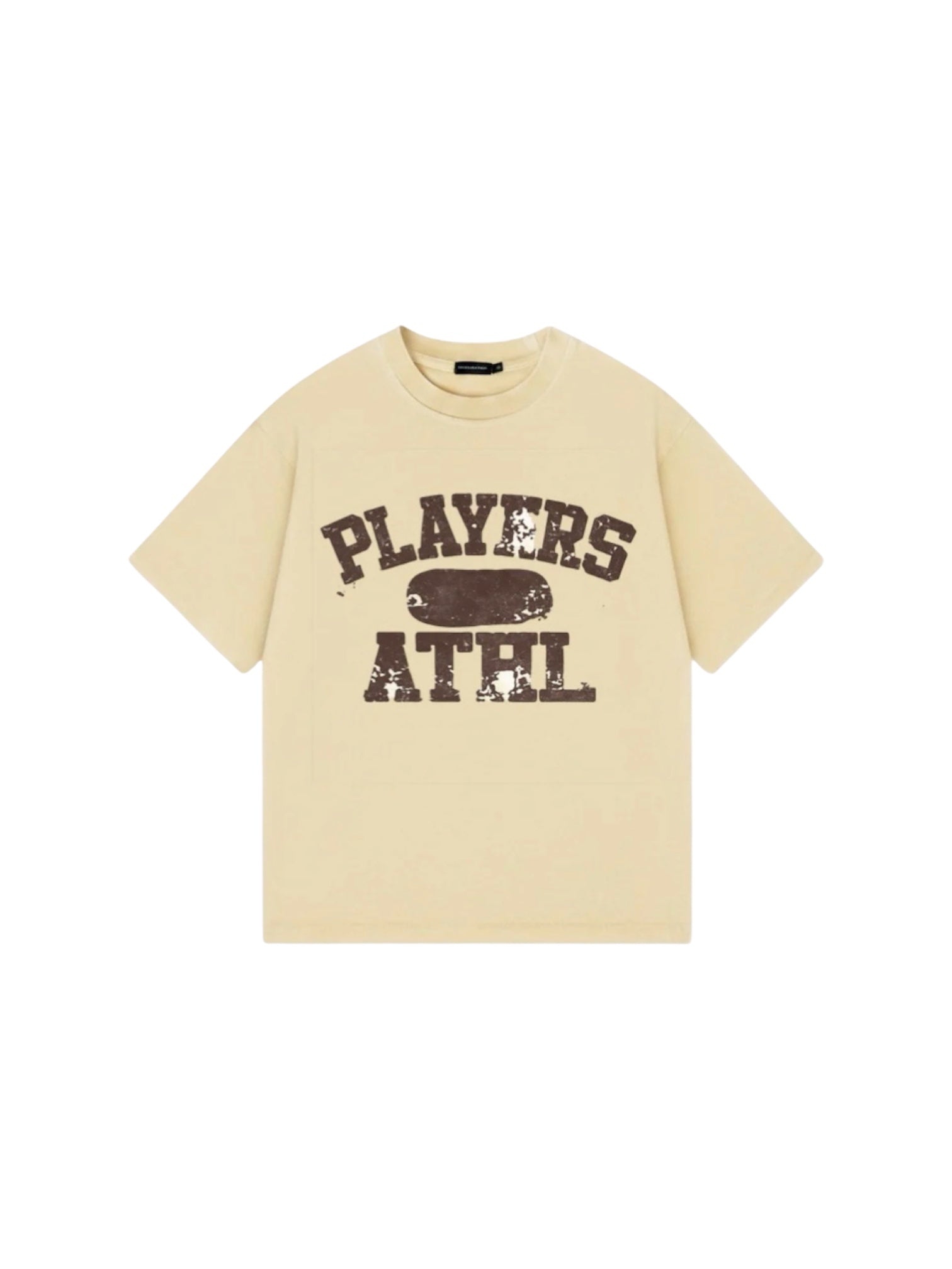 PLAYERS ONLY VINTAGE YELLOW ATHLETIC TEE
