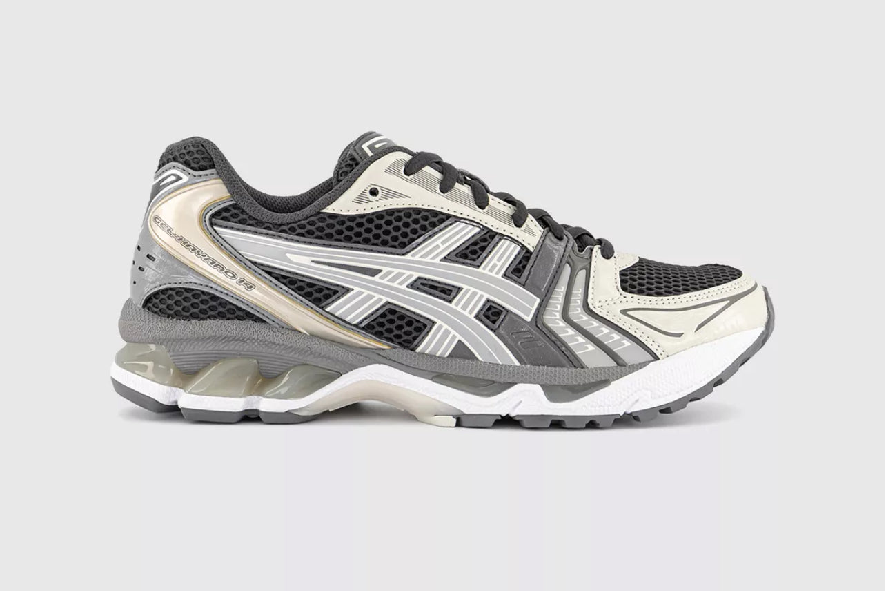 ASICS Gel Kayano 14 Obsidian Grey Cement Grey
