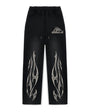 Godmade Logo Washed Black Sweatpants