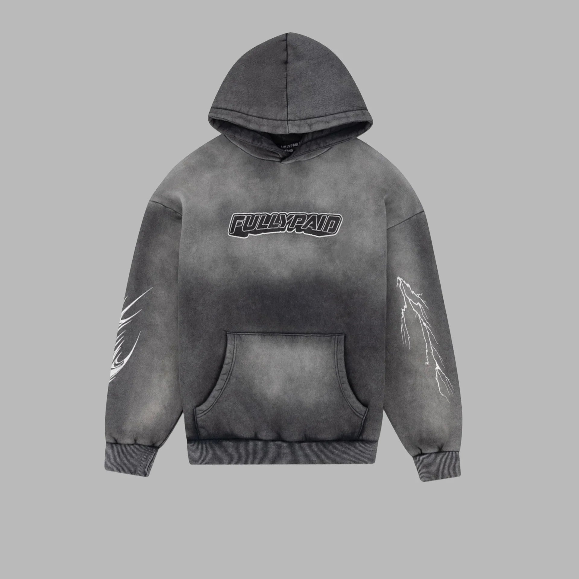 Fully Paid Acid Wash Hoodie