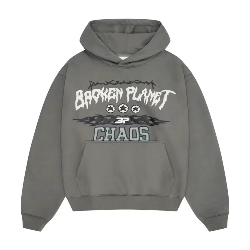 Broken Planet Chaos Hoodie ‘Gunmetal Grey’