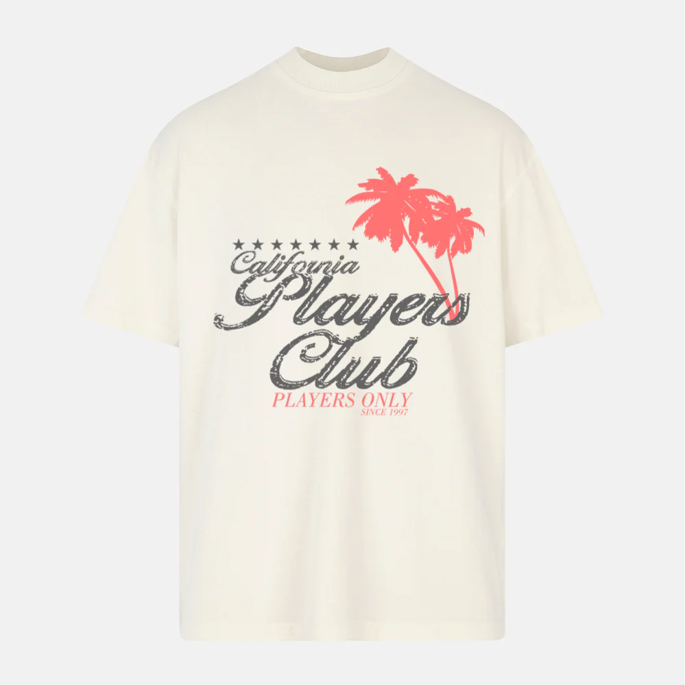Players Only Ecru Cali T Shirt