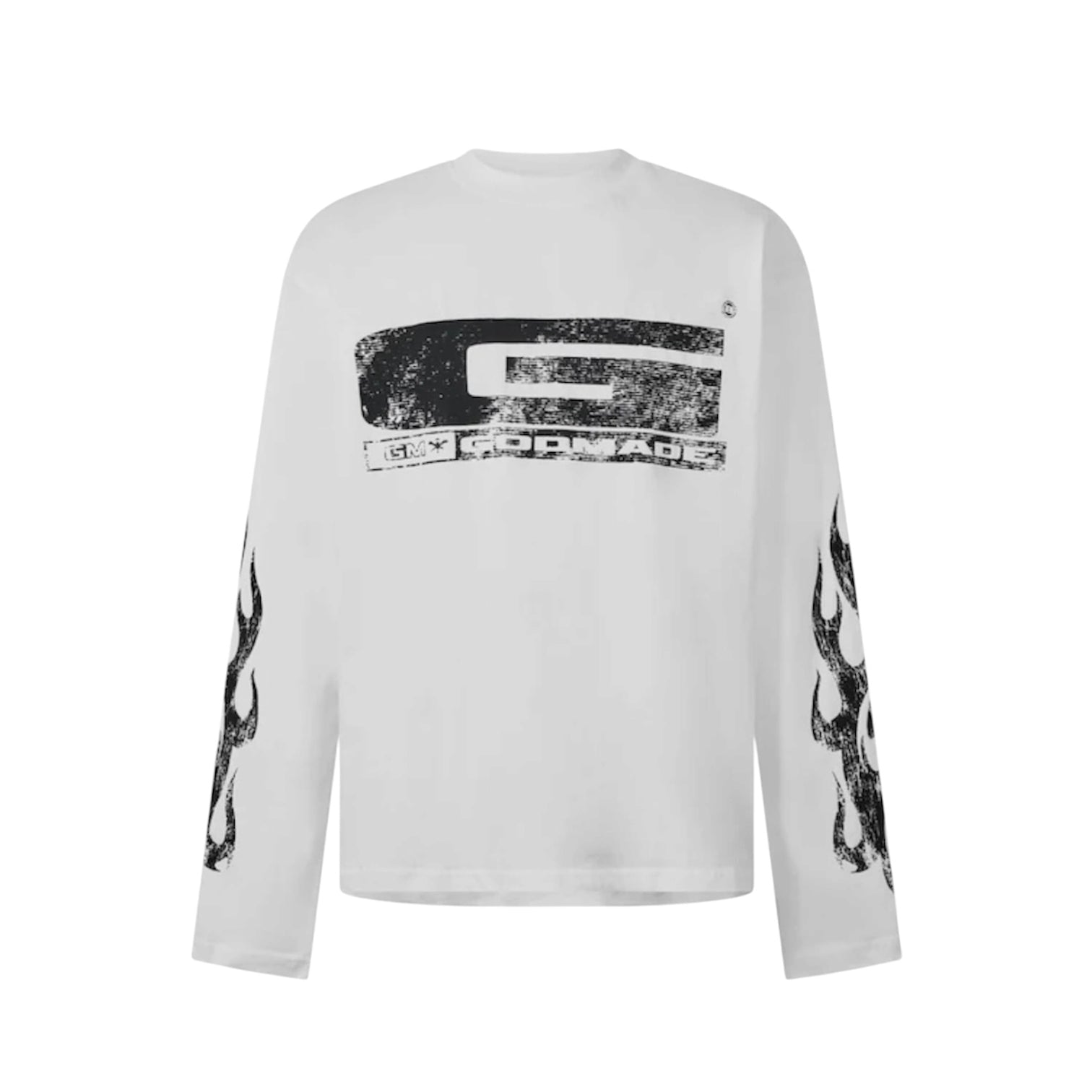 GODMADE WHITE LONG SLEEVE TEE
