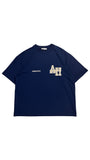 Annie Hood Blue College Logo Tee