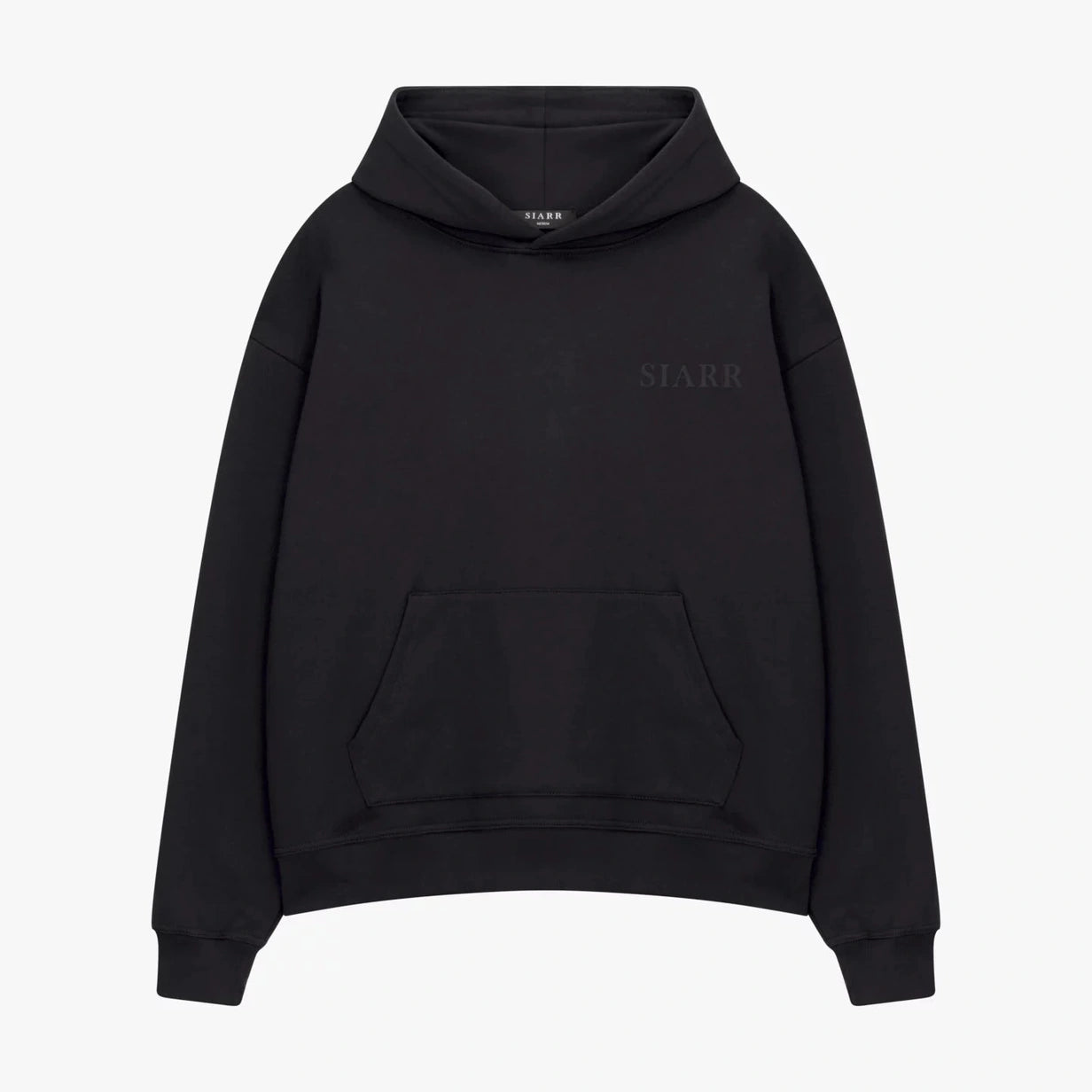 Siarr Puff Hoodie Black