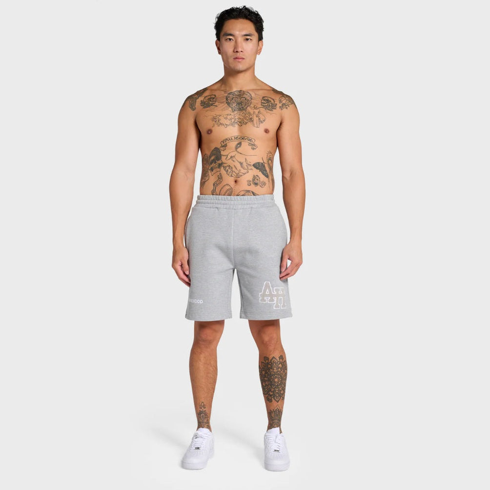Annie Hood College Logo Grey Shorts