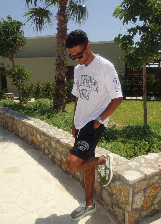 PLAYERS ONLY White Mesh Jersey