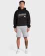 Annie Hood Baseball Logo Black Pullover Hoodie