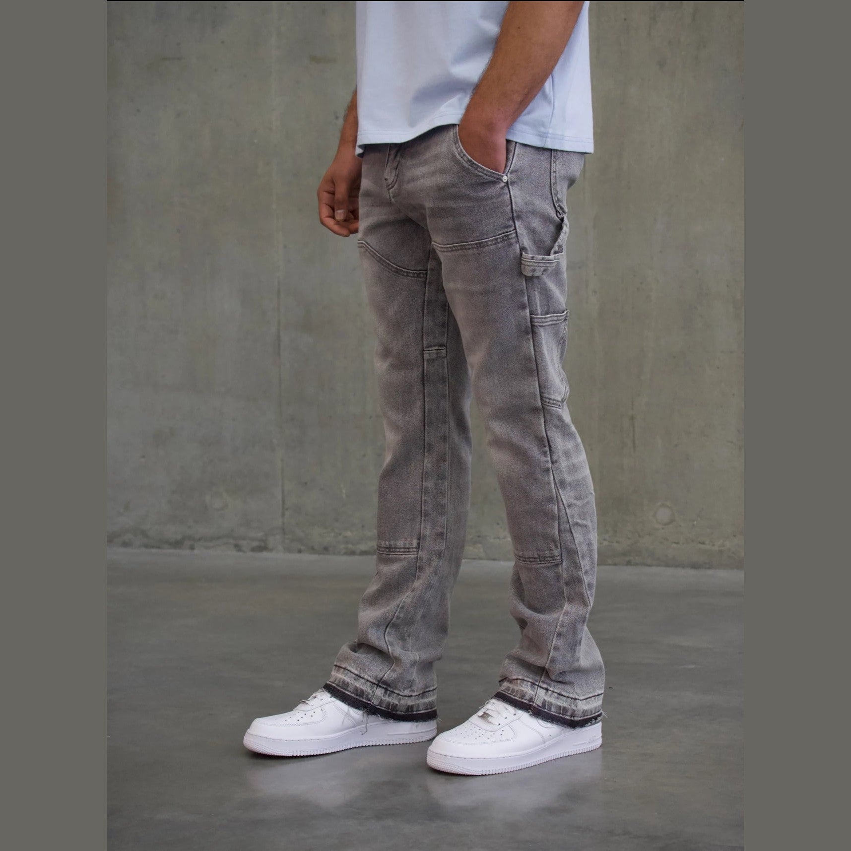 Siarr Carpenter Jeans ‘Light Grey’