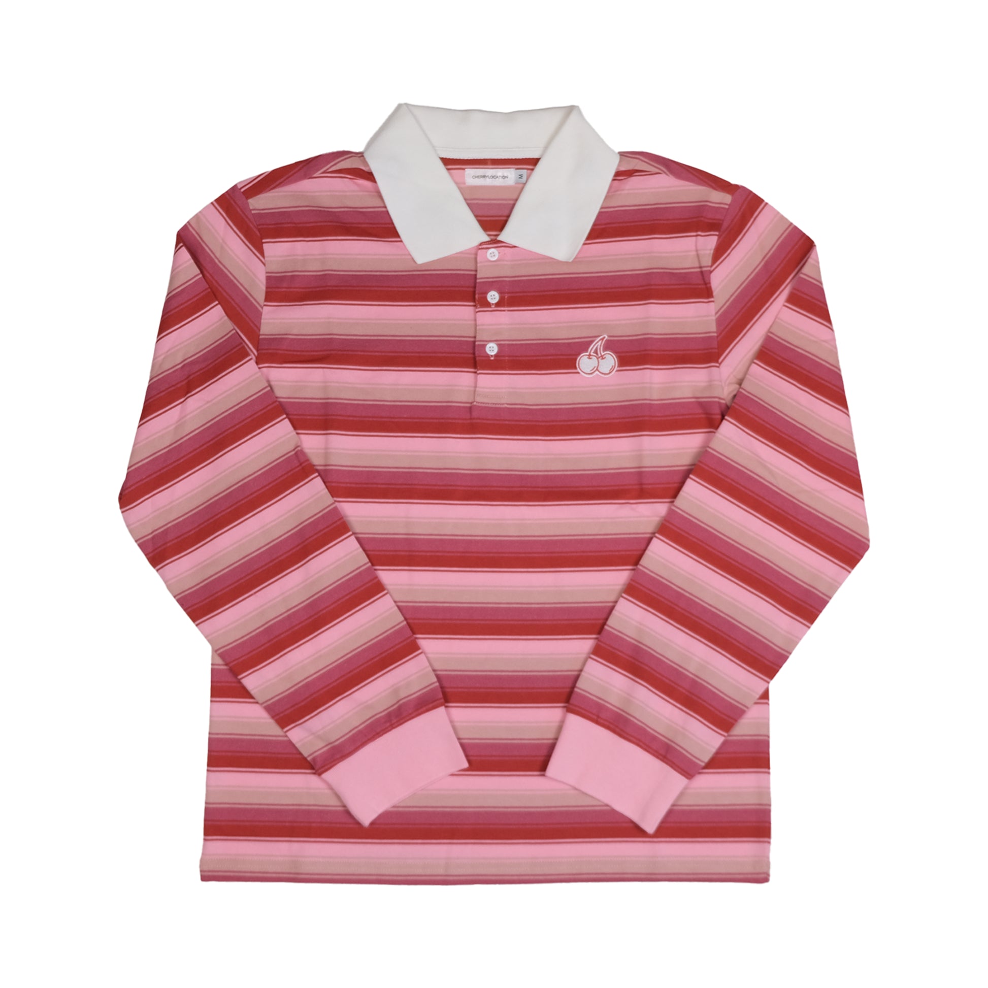Cherry Location Pink Polo Shirt