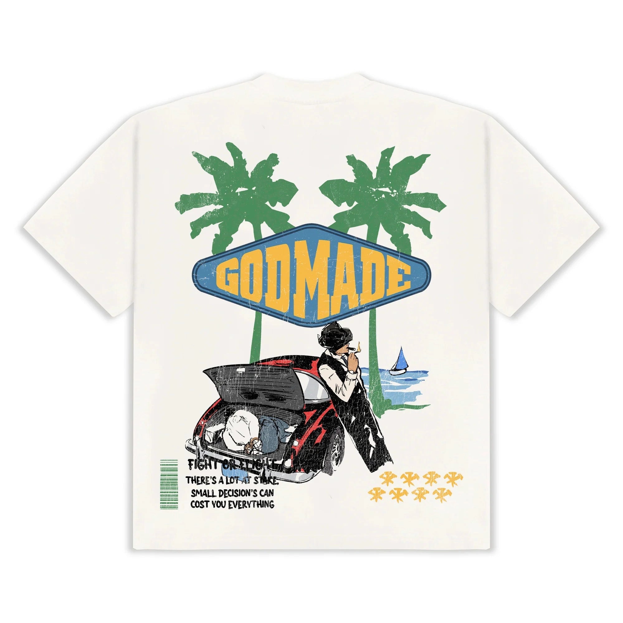 Godmade Ocean Side T Shirt Off White