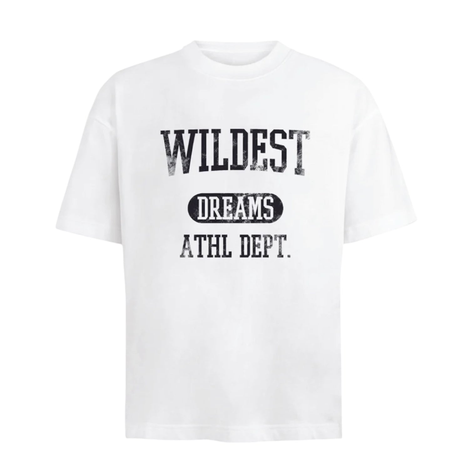 WILDEST DREAMS WHITE VARSITY TEE