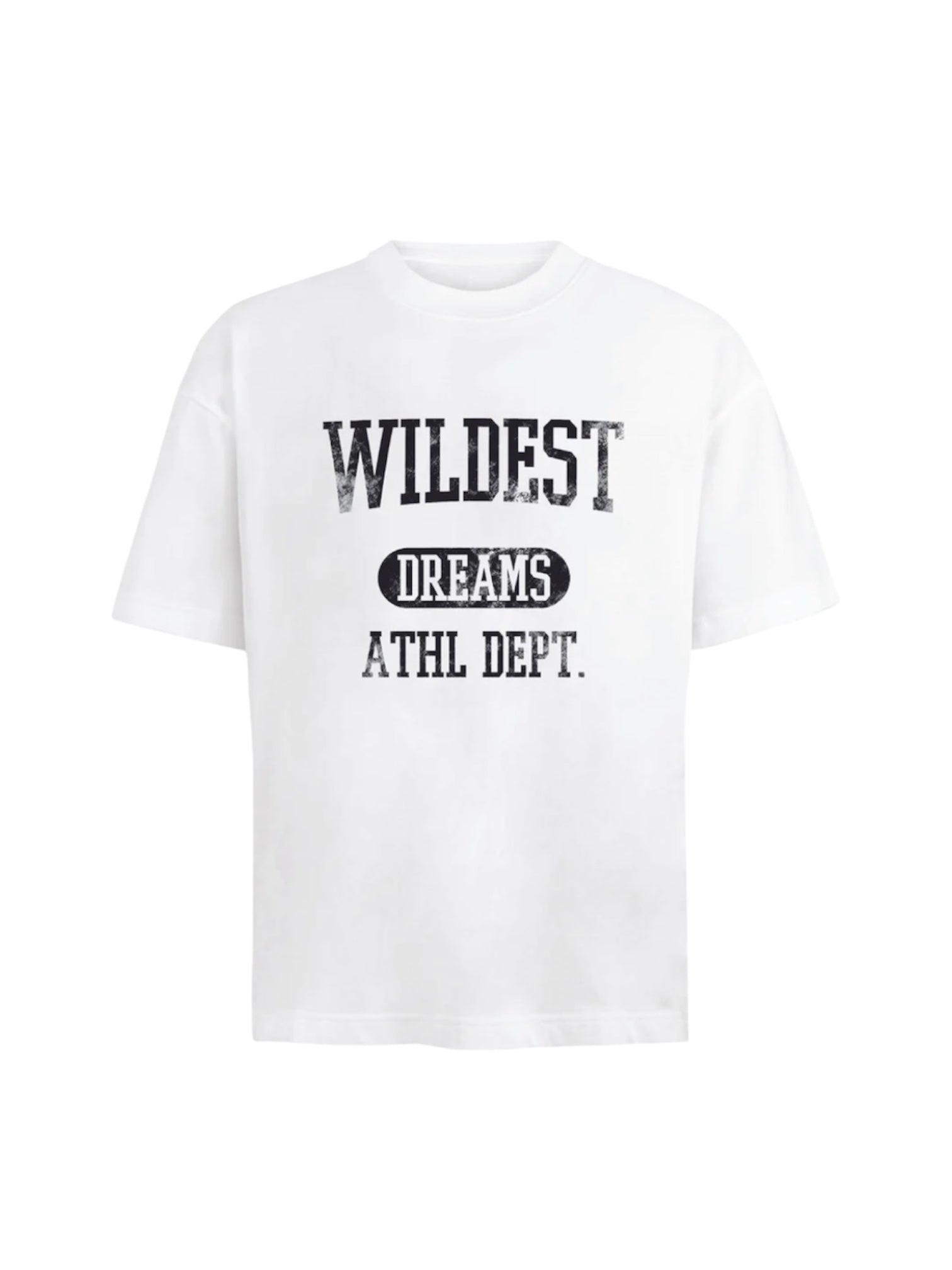 WILDEST DREAMS WHITE VARSITY TEE