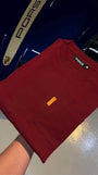 STUDIO BY CHARLES LONG SLEEVE BURGUNDY