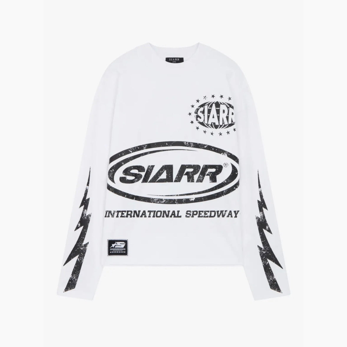 SIARR SPEEDWAY L/S TEE ( WHITE)