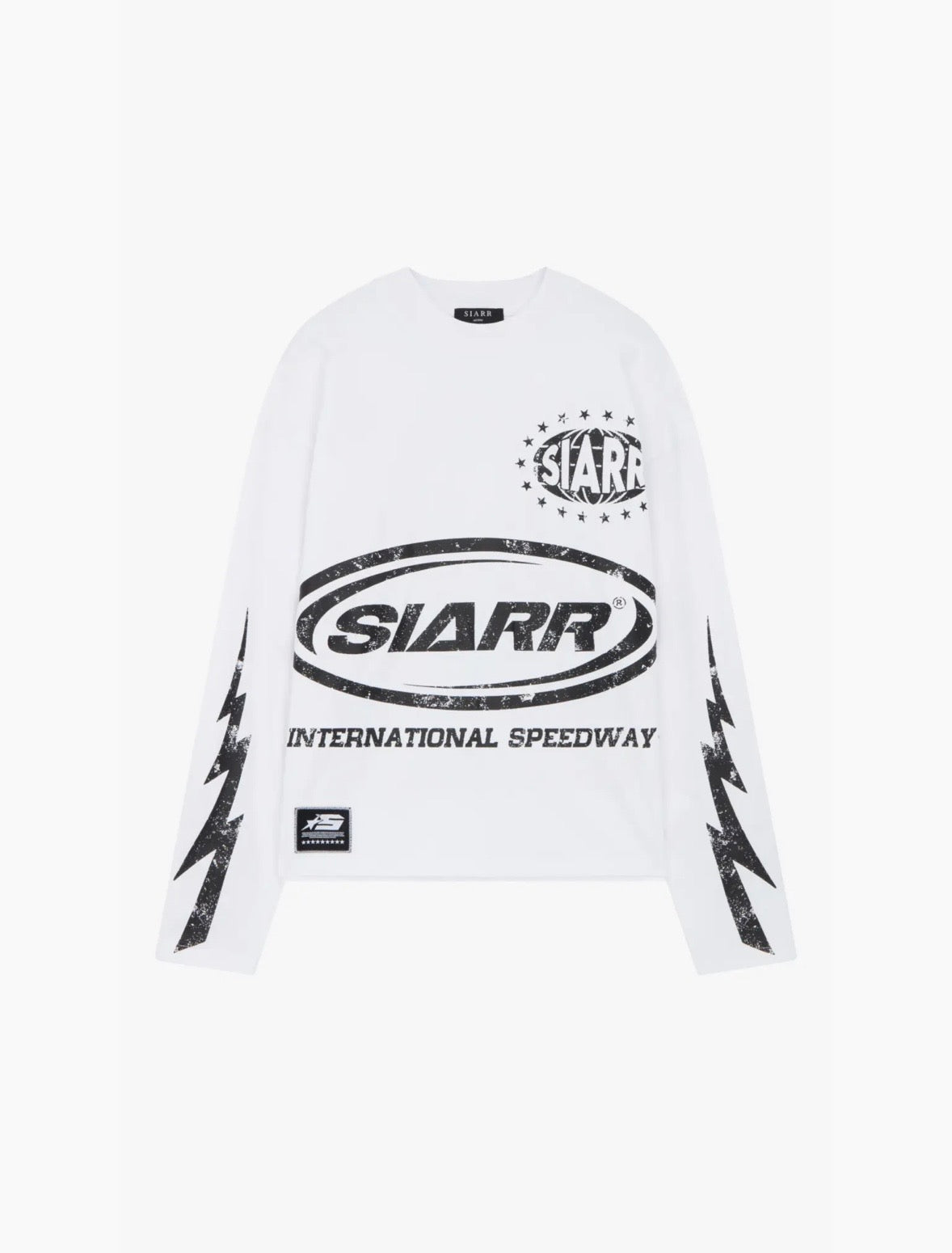 SIARR SPEEDWAY L/S TEE ( WHITE)