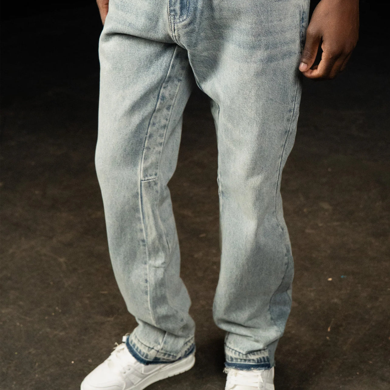 Siarr Flared Jeans Triple Blue, alternate view 2