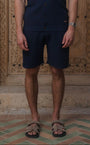 Belier Alfonso Navy Knit Shorts