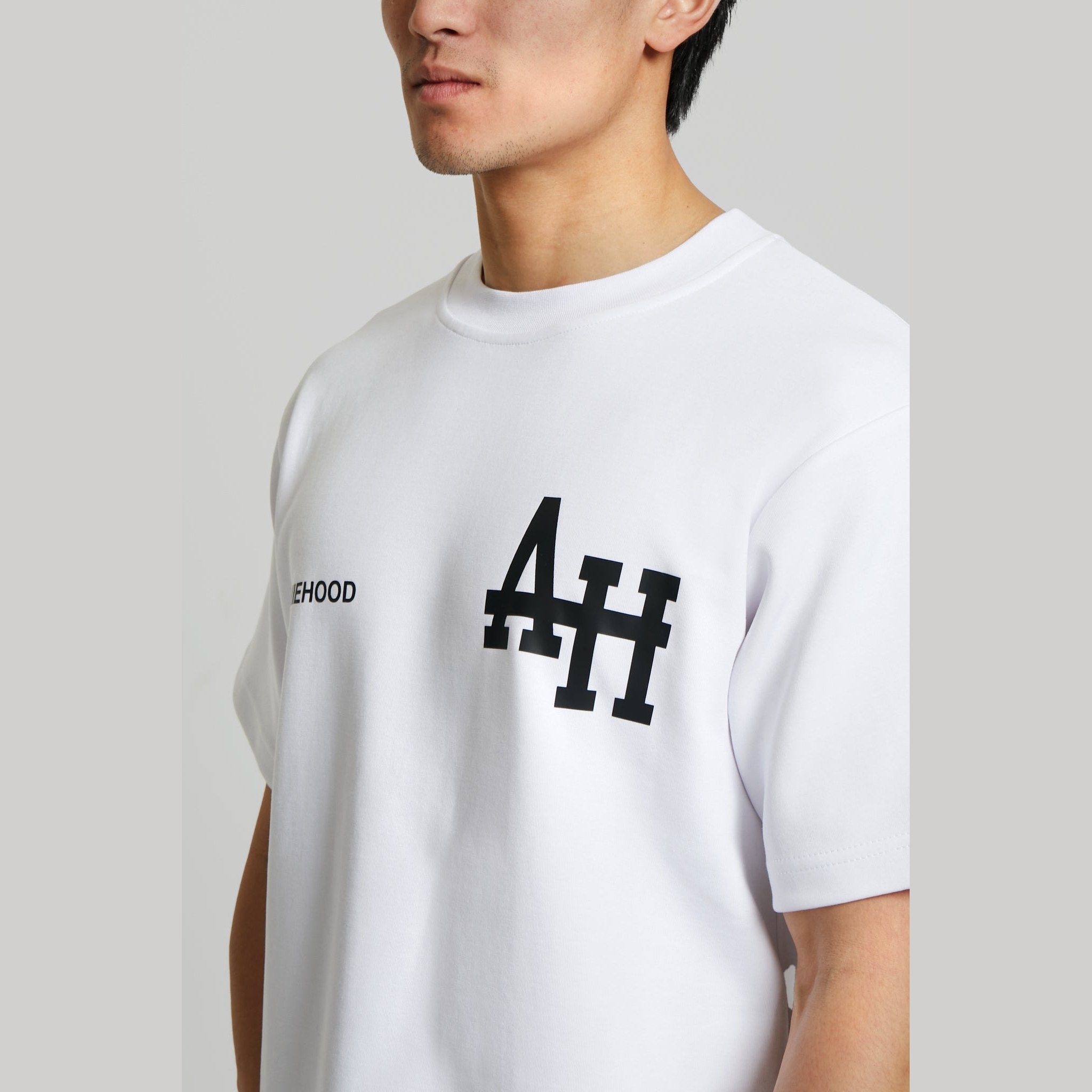 Annie Hood College T Shirt (White/Black), alternate view 2