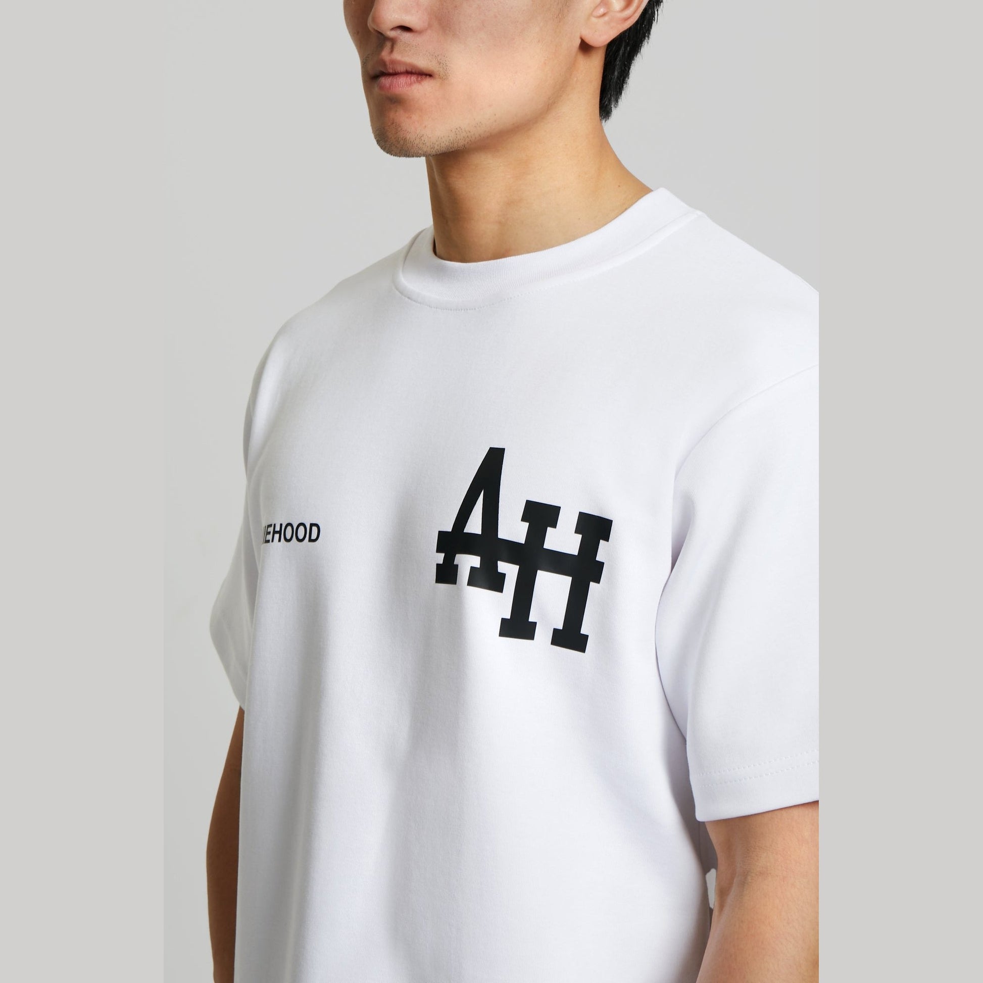 Annie Hood College T Shirt (White/Black)