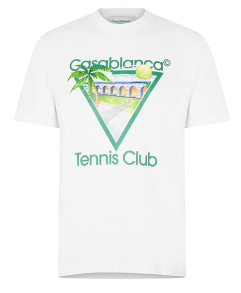 Casablanca Tennis Club T-Shirt (White)