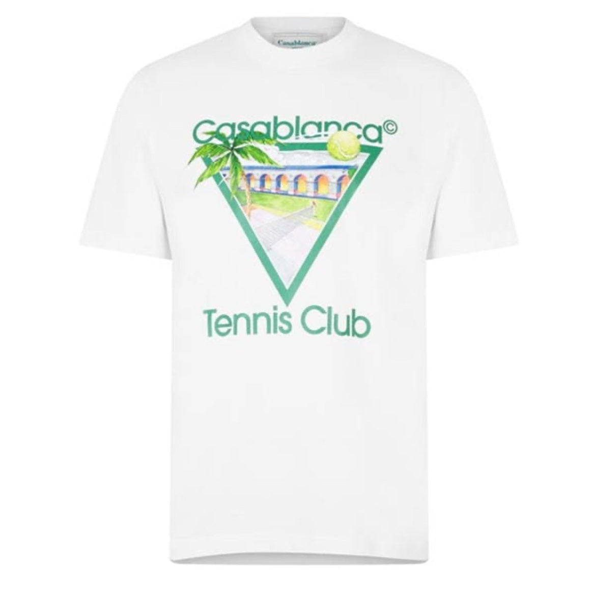 Casablanca Tennis Club T-Shirt (White)