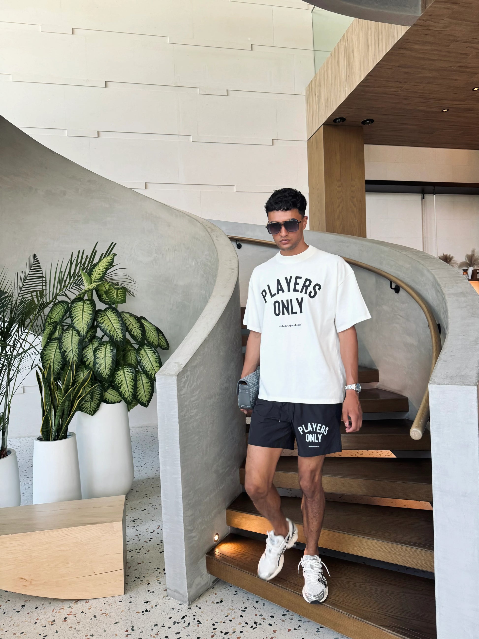 Players Only Ecru Studio Tee
