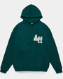 Annie Hood College Logo Hoody Forest Green