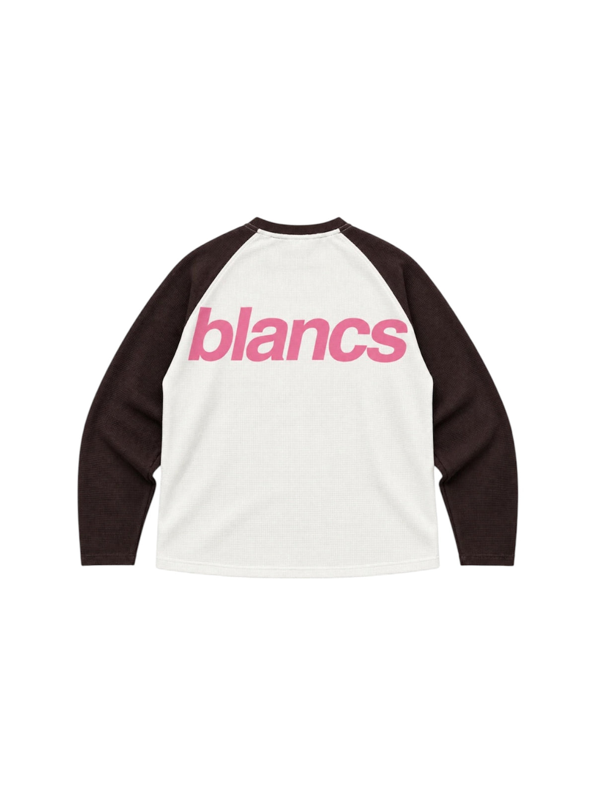 BLANCS Raglan Waffle Knit - Brown