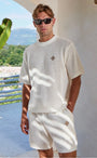 BELIER LEON CROCHET T SHIRT WHITE
