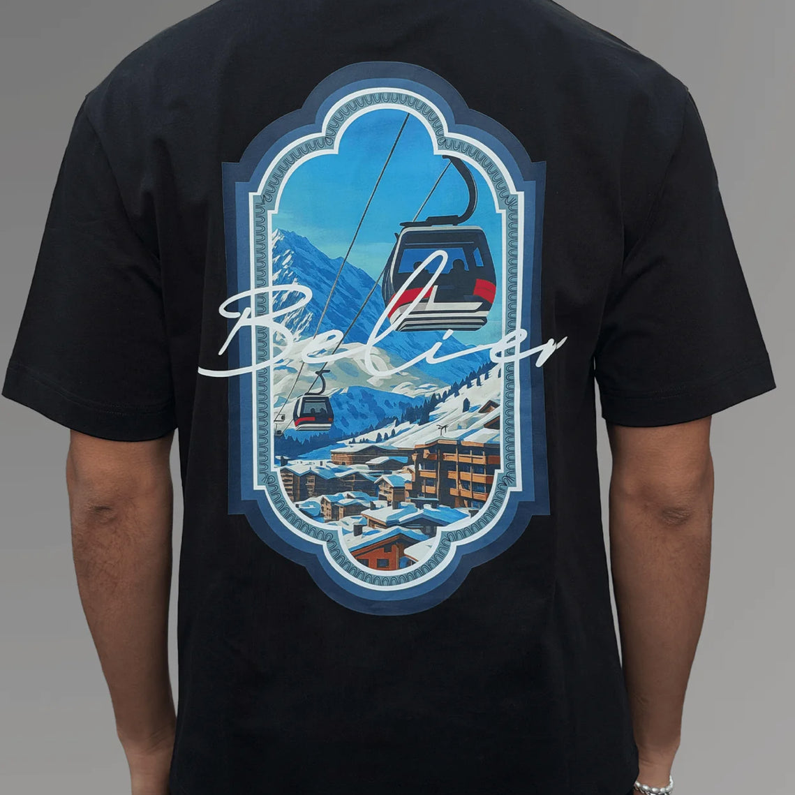 Belier Black Alpine View T Shirt